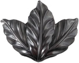 Metal Stamping Pressed Stamped Steel Three Leaves Leaf .020" Thickness L282  approx. size 1 1/4"w x 1"h.  This is smaller version of L199