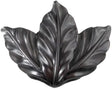 Metal Stamping Pressed Stamped Steel Three Leaves Leaf .020" Thickness L199  approx. size 2 1/16"w x 1 9/16"h.  This is larger version of L282