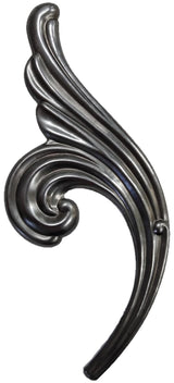 Metal Stamping Pressed Stamped Steel Leaf Acanthus .020" Thickness L267  approx. size 2 3/8"w x 5 1/2"h. 