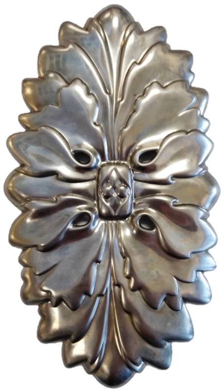 Metal Stamping Pressed Stamped Steel Leaf Oval Cluster .020" Thickness L350  approx. size 3 15/16"w x 6 7/8"h 