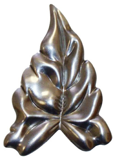 Metal Stamping Pressed Stamped Steel Leaf Arrow Embossed .020" Thickness L35  approx. size 2 1/2"w x 3 1/4"h.