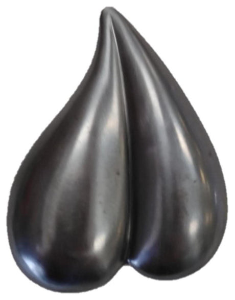 Metal Stamping Pressed Stamped Steel Heart Teardrop Shaped Leaf .020" Thickness L56  approx. size 1 1/2"w x 1 15/16"h.