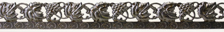 Metal Stamping Pressed Stamped Steel Grapes Leaves Continuous Open Banding .020" Thickness L65  approx. size 7/8"wide x number of feet ordered