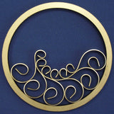 Kosy Creations Locking Ring LR12L half full of miniature scrolls