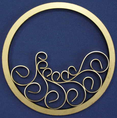 Kosy Creations Locking Ring LR12L half full of miniature scrolls