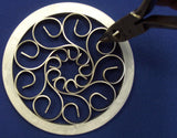 Pliers used to squeeze miniature scrolls together in Kosy Creations locking ring LR8