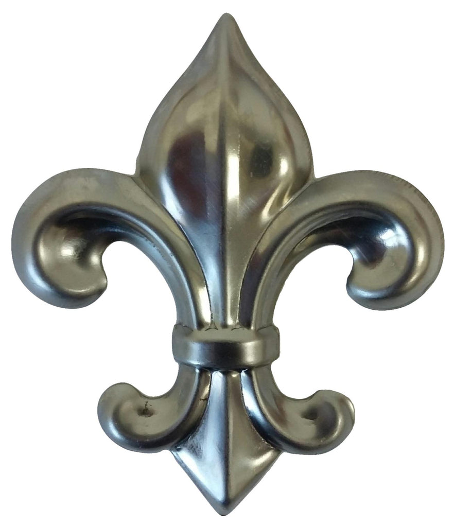 Metal Stamping Pressed Stamped Steel Fleur De Lis .020" Thickness M102 approx. size 2 3/8"w x 2 3/4"h