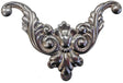 Metal Stamping Pressed Stamped Steel Motif Decorative Art .020" Thickness M154  approx. size 4 1/16"w x 2 5/8"h