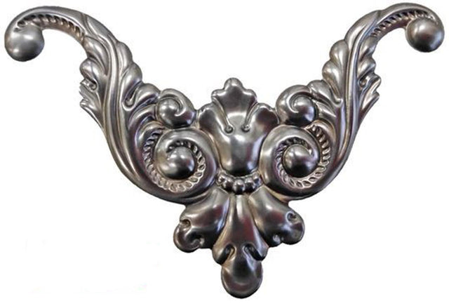 Metal Stamping Pressed Stamped Steel Motif Decorative Art .020" Thickness M154  approx. size 4 1/16"w x 2 5/8"h