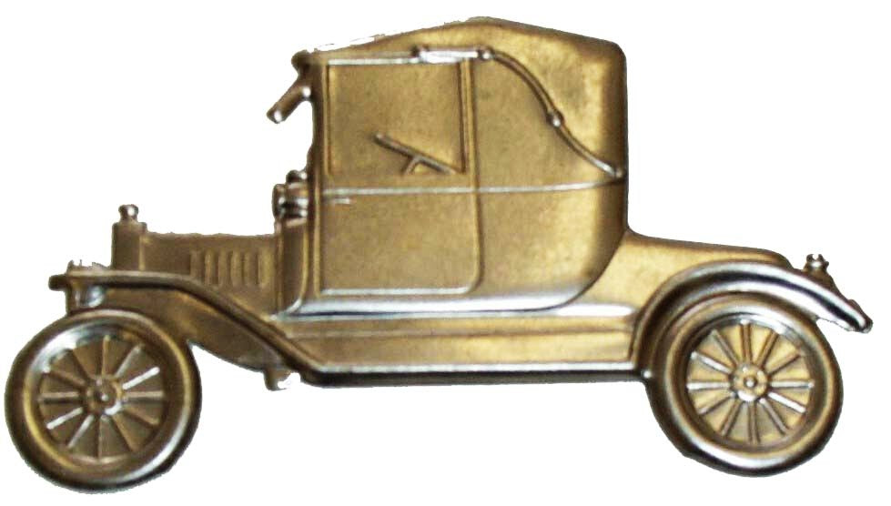 Metal Stamping Pressed Stamped Steel Vintage Car Model T Ford .020" Thickness M49  approx. size 4 1/16"w x 2 1/2"h