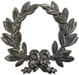 Metal Stamping Pressed Stamped Steel Christmas Wreath Holiday .020" Thickness M5  approx. size 4 5/16"w x 4 1/8"h.