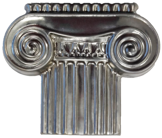 Metal Stamping Pressed Stamped Steel Greek Column Top .020" Thickness M73  approx. size 3 1/16"w x 2 9/16"h