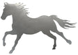 Metal Steel Silhouette Horse Galloping Trot .075" Thickness MC1488 (slightly thicker than a penny)  approx. size 14 1/4"w x 9 1/2"h