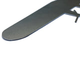 Part of Lancaster Plane Laying Flat. Metal Steel Silhouette Plane Lancaster Heavy Bomber WWII Legend .075" Thickness MC1490 (slightly thicker than a penny)  approx. size 10 9/16"w x 15 3/4"h