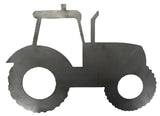 Metal Steel Silhouette Tractor Farm .075" Thickness MC1500 (slightly thicker than a penny)  approx. size 12 13/16"w x 9 1/8"h