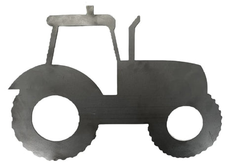 Metal Steel Silhouette Tractor Farm .075" Thickness MC1500 (slightly thicker than a penny)  approx. size 12 13/16"w x 9 1/8"h