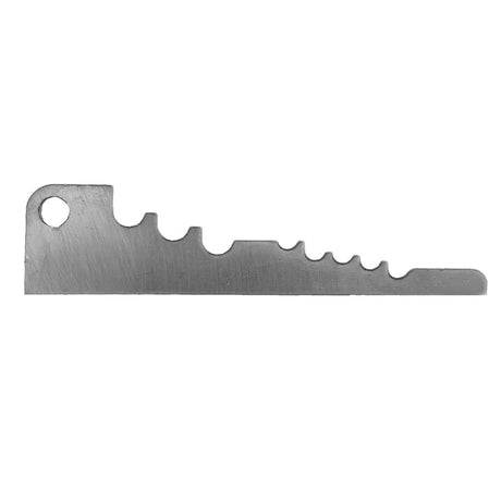 Metalcraft Hole Punch Gauge is designed to make it easier for finding and punching holes in the center of flat metal steel strip.