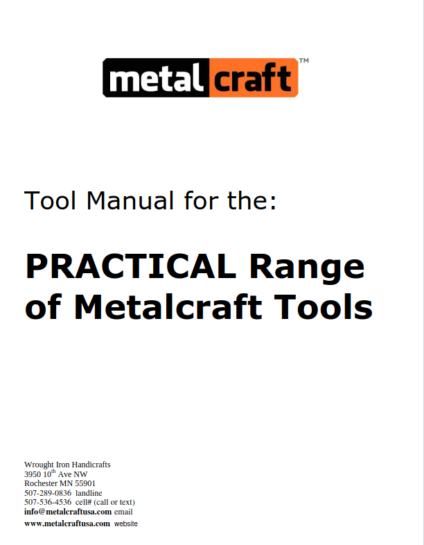 Metalcraft Free Downloadable Metalcraft Practical Tool Manual – metalcraftusa