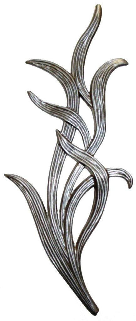 Metal Stamping Pressed Stamped Steel Sea Grass Plant Seaweed .020" Thickness SE19 approx. size 2 1/2"w x 6"h.