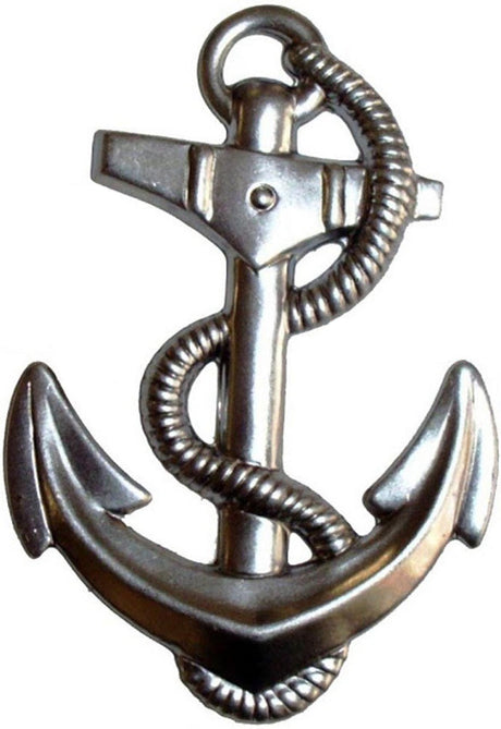 Metal Stamping Pressed Stamped Steel Small Boat Anchors .020" Thickness SE21  approx. size 1 1/2"w x 2 1/4"h.  (ideal size for scrapbooking)