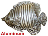 Solid Aluminum Stamping Pressed Stamped Tropical Triggerfish .020" Thickness SE9 approx. size 4"w x 3"h.