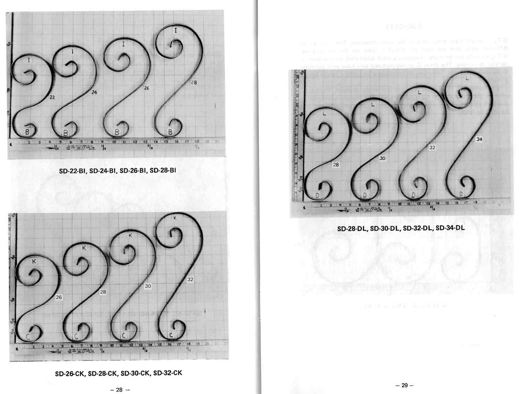 BJ5 Scroll Bending Jig Instructions pages 28 and 29.