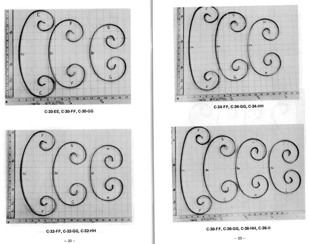 BJ5 Scroll Bending Jig Instructions pages 22 and 23.