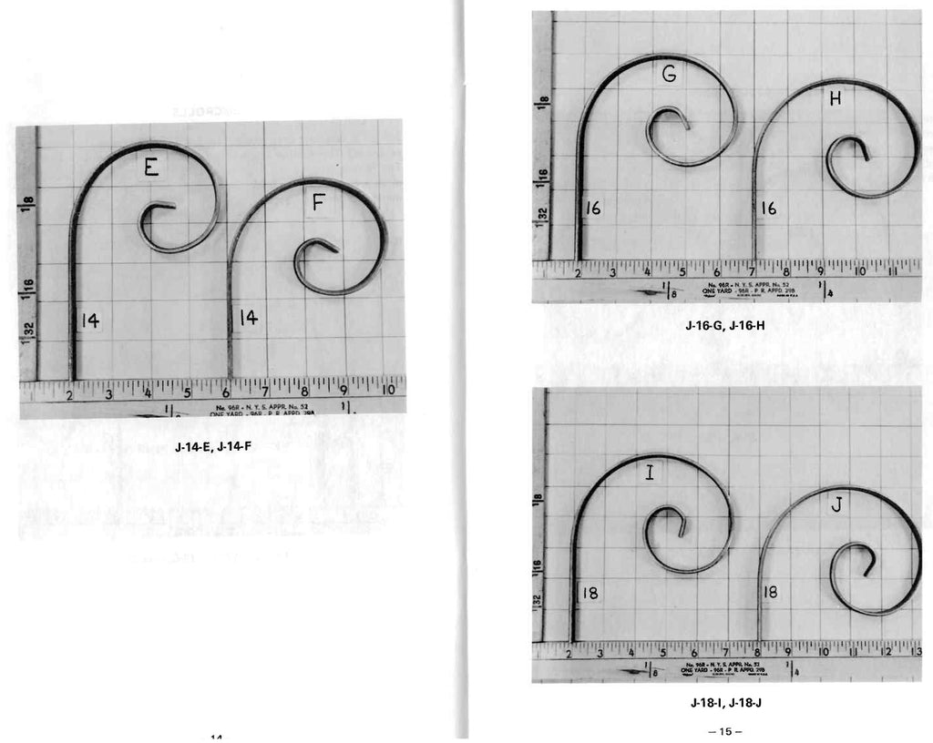 BJ5 Scroll Bending Jig Instructions pages 14 and 15.