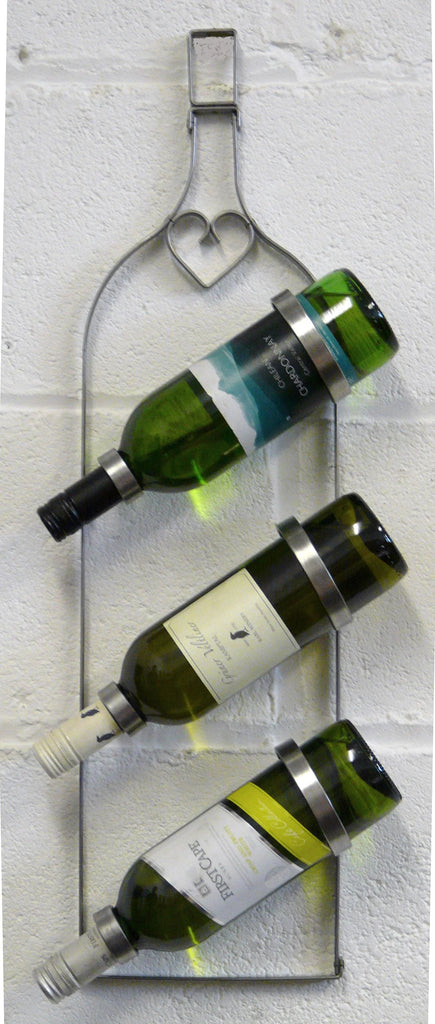 Free Instructions - How to Make WINE BOTTLE WINE RACK Project