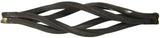 Pre-Made Slender Basket Onion Cage Twisted Metal.&nbsp; Approx. 6 3/4" long x 1 1/2" wide x 1 1/2" high.&nbsp; 4 pieces of 1/4" solid square bars welded together, then twisted one direction, then twisted in opposite direction to form slender basket. Pic1