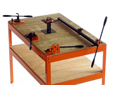 Metalcraft tool bench shown with practical pro workshop with optional mini bench