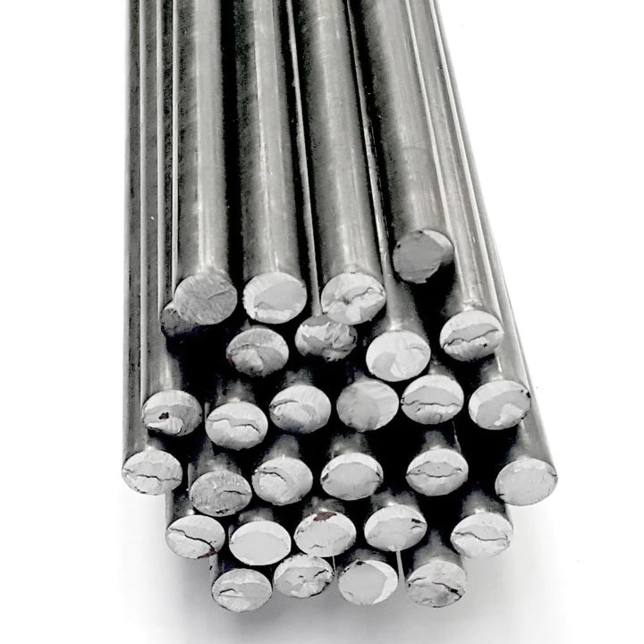 Bright Annealed Solid Round Rod Mild Steel 5/16" Diameter x 36" long (3ft) x 30 pieces per tube MCNS010x