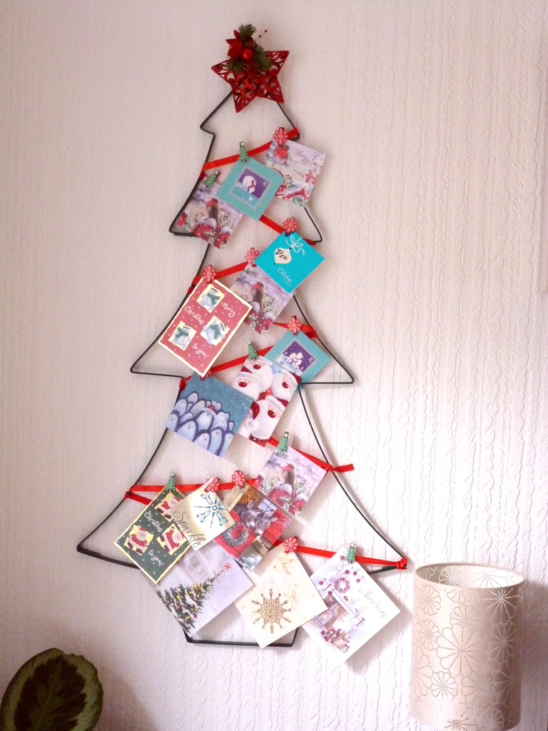 Free Instructions - How to Make HOLIDAY XMAS TREE CARDHOLDER Project