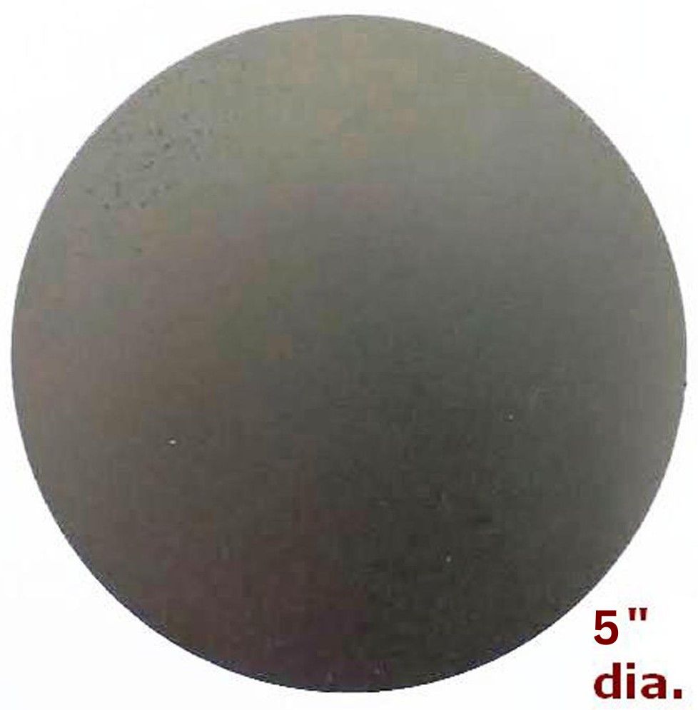 Metal Stamping Pressed Stamped Steel Blank Plain 18 gauge Round Flat Disc 5" Diameter DP5