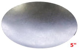 Metal Stamping Pressed Stamped Steel Blank Plain 18 gauge Round Concave Disc 5" Diameter DP5concave