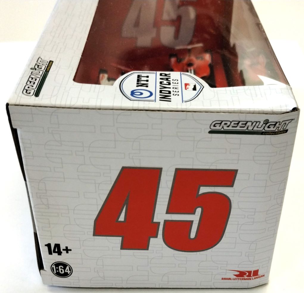 2022 Greenlight HyVEE #45 Three Car NTT Indycar Series 3-pc Set 1:64 Scale