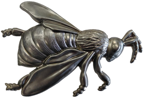 Metal Stamping Pressed Stamped Steel Yellow Jacket Hornet Insect .020" Thickness i84  approx. size 4 1/2"w x 3 1/4"h.