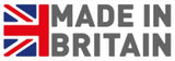 British flag with words Made In Britain