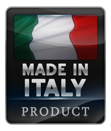 Italy Flag with words Made In Italy Product