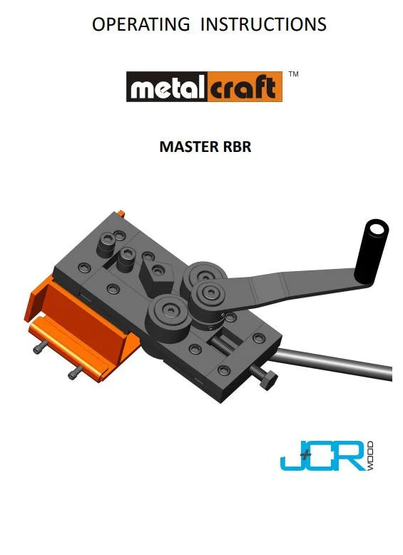 Operating Instructions for Metalcraft Master Riveting Bending Rolling Tool