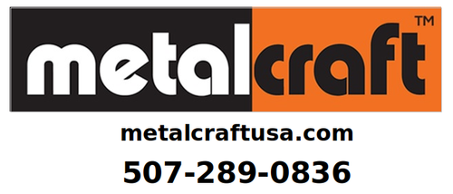 metalcraftusa.com logo with phone number 507-289-0836