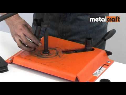 Video showing Metalcraft Scroll Bender MK3/3 Former