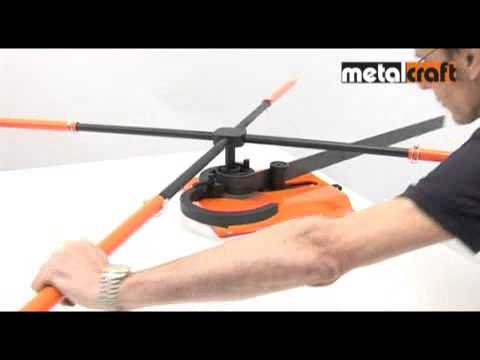 Video showing the Metalcraft Scroll Bender MK3/4 Former