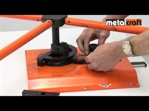 Video showing the Metalcraft Scroll Bender MK3/4 Former utilizing the optional tubing components