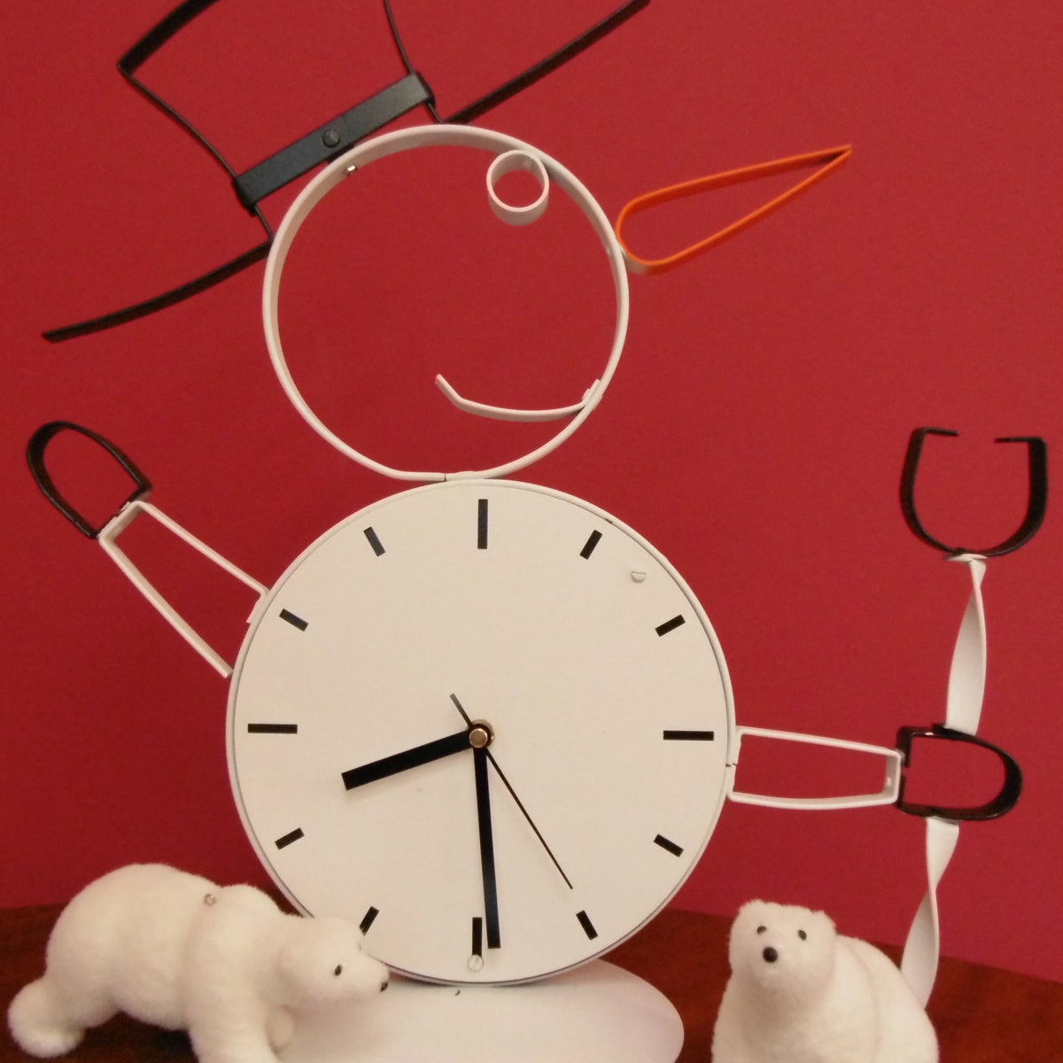 Free Instructions - How to Make SNOWMAN CLOCK Project – metalcraftusa
